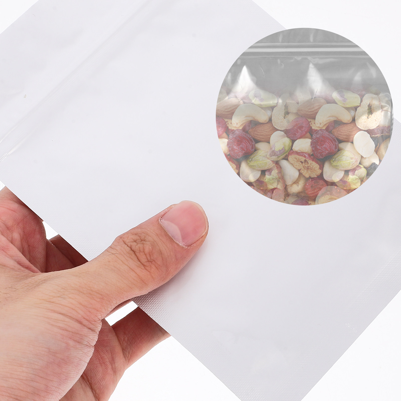 Food Snacks In Usa - 50개입 밀폐형 재사용 가능 봉투, 간식,