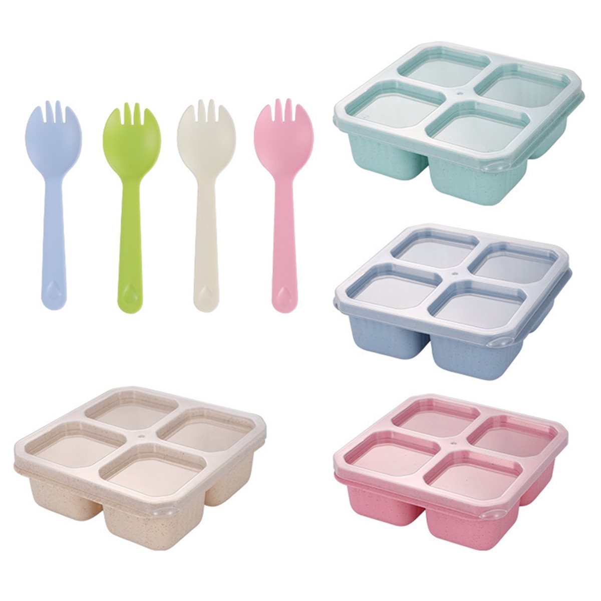 【TODAY-BUY】~@ 4팩 스낵 용기 도시락 상자  - Food Snacks To Buy 리뷰 및 가격