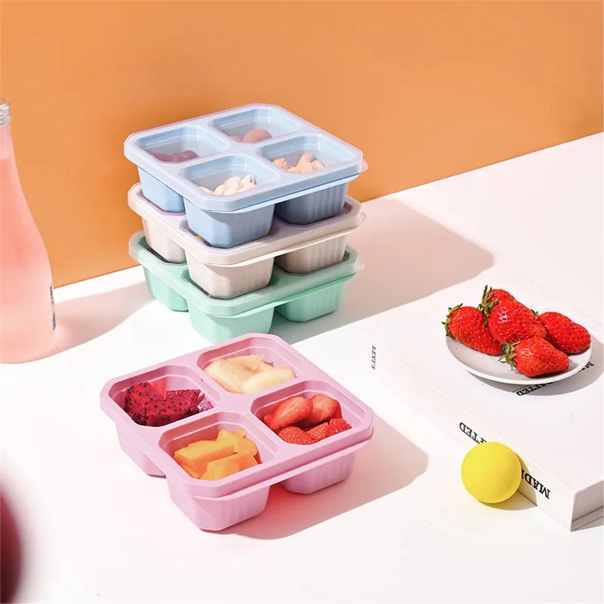 【TODAY-BUY】~@ 4팩 스낵 용기 도시락 상자  - Food Snacks To Buy 리뷰 및 가격