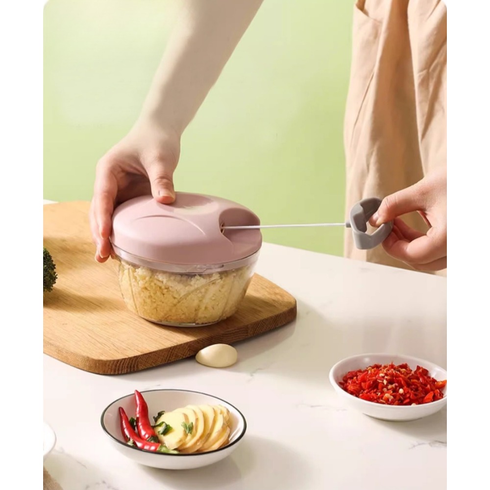 수동 프로세서 500ml-3개의 칼날이 있는 푸드 커터 - Food & Snacks Pdf 리뷰 및 가격