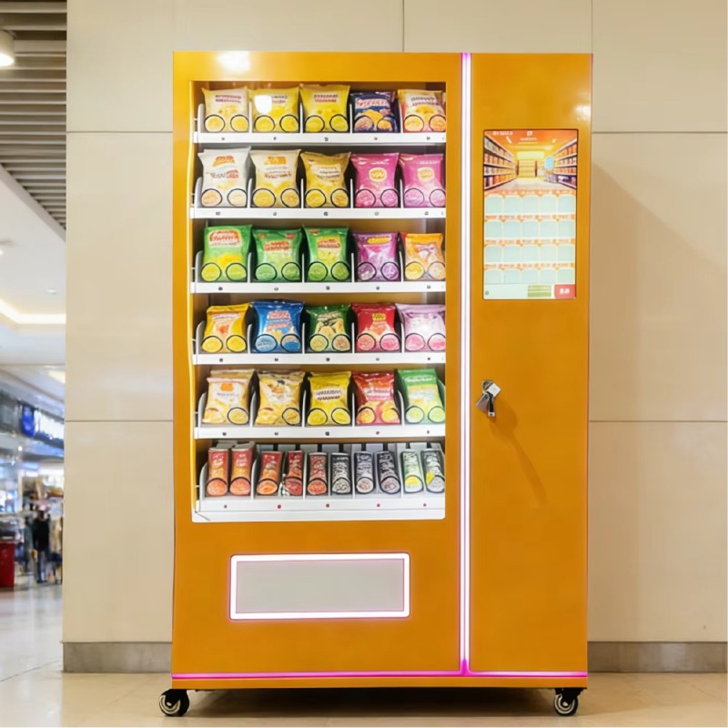 자동 스낵 자판기 상업용 음료 판매 디스펜서 스마트 푸 - Food Snacks In Usa 리뷰 및 가격